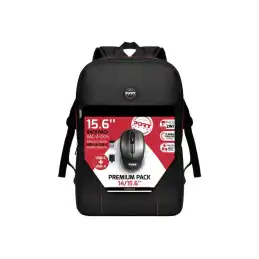 PORT Designs - Premium Pack - sac à dos pour ordinateur portable - 14" - 15.6" - avec souris optique sans fi... (501901)_1